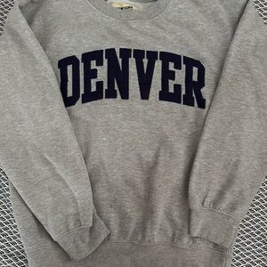 Crewneck Sweatshirt - Denver Logo - Small